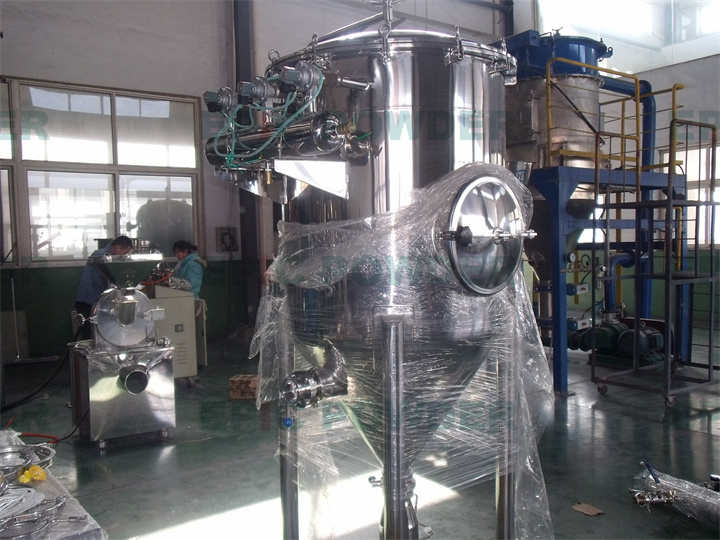 實驗型圓盤式氣流粉碎機
