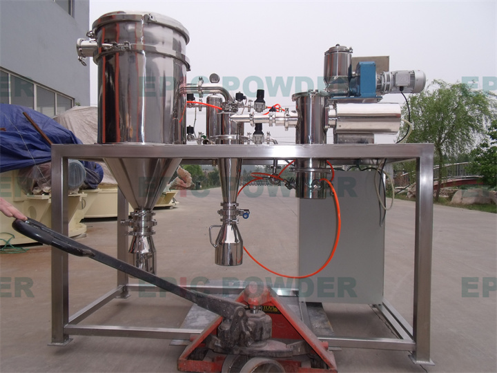 實驗型圓盤式氣流粉碎機