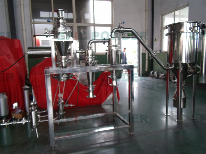 實驗型圓盤式氣流粉碎機