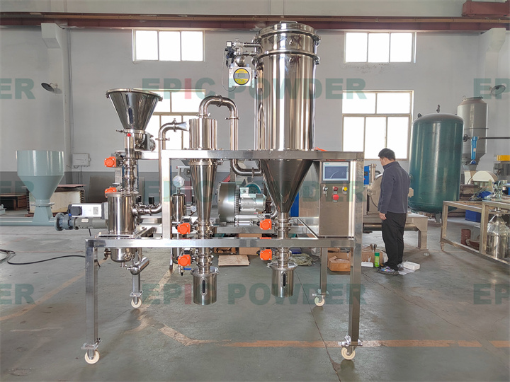 實驗型對噴式氣流粉碎機